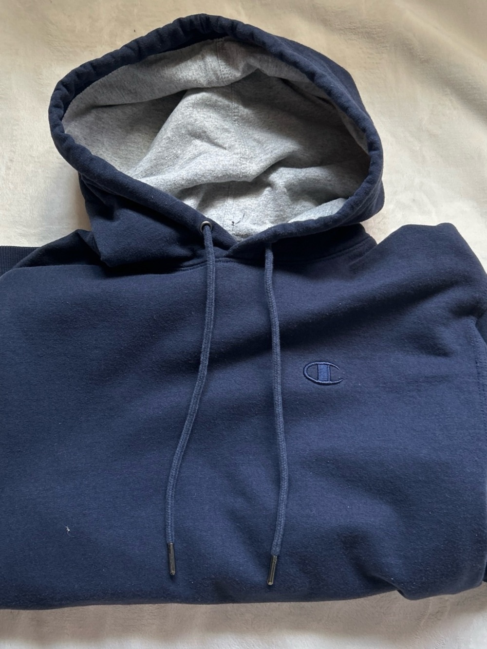 Champion Navy Blue Pullover Hoodie